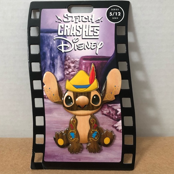 Disney Other - Stitch Crashes Disney Pin Pinocchio